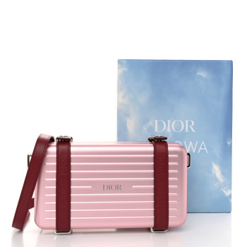 【ヴィンテージ】Rank:A☆Dior RIMOWA アルミレザー バック CHRISTIAN DIOR X RIMOWA Aluminum Personal Clutch On Strap