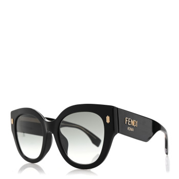 FENDI Acetate Cat Eye Sunglasses FF0452/F/S Black