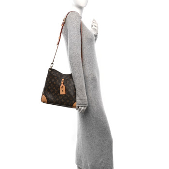 LOUIS VUITTON Monogram Odeon MM Natural