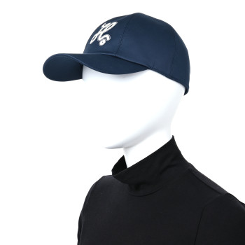 HERMES Cotton Twill Serena Nautic Cap 59 Blueberry