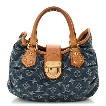 LOUIS VUITTON Monogram Denim Pleaty Blue