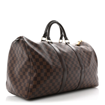LOUIS VUITTON Damier Ebene Keepall 50
