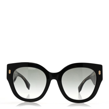 FENDI Acetate Cat Eye Sunglasses FF0452/F/S Black
