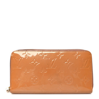 LOUIS VUITTON Vernis Zippy Wallet Rose Velours