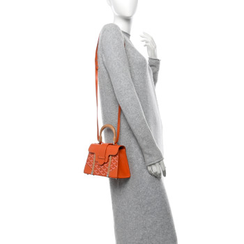 GOYARD Goyardine Structure Mini Saigon Orange