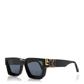 LOUIS VUITTON Acetate 1.1 Millionaires Sunglasses Z1165W Black