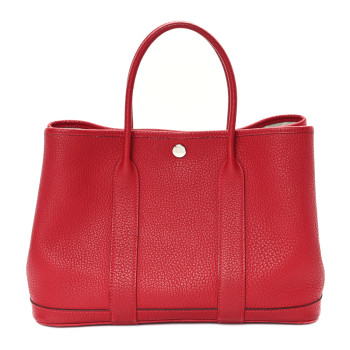 HERMES Negonda Garden Party TPM 30 Rouge Piment