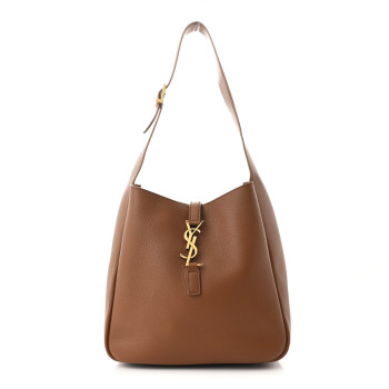 SAINT LAURENT Smooth Calfskin Small Le 5 A 7 Soft Hobo Fox
