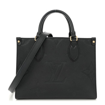LOUIS VUITTON Empreinte Monogram Giant Onthego PM Black