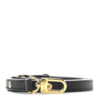 LOUIS VUITTON Calfskin Neonoe Shoulder Strap Black