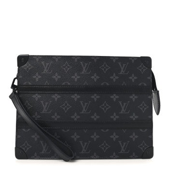 LOUIS VUITTON Monogram Eclipse Soft Trunk Clutch Pouch