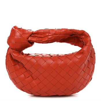 BOTTEGA VENETA Nappa Intrecciato Mini Jodie Orange