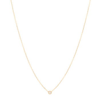 CARTIER 18K Yellow Gold Diamond XS D'Amour Pendant Necklace