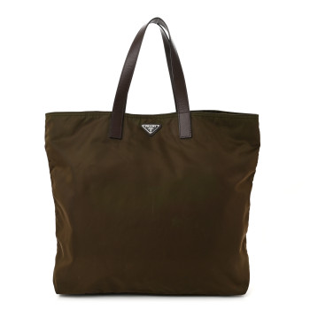 PRADA Tessuto Nylon Shopping Tote Bruciato