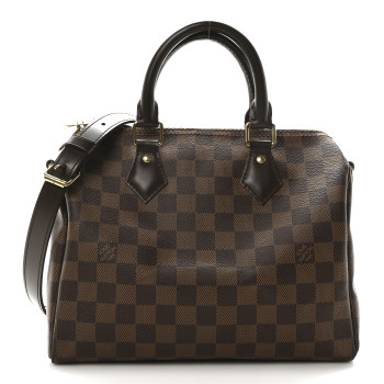 LOUIS VUITTON Damier Ebene Speedy Bandouliere 25