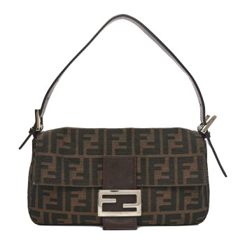 FENDI Zucca Baguette Tobacco