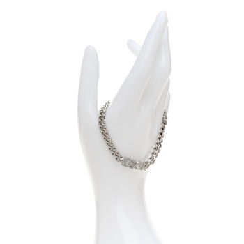 CHRISTIAN DIOR Metal Crystal Dio(r)evolution Bracelet Silver