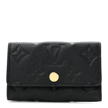 LOUIS VUITTON Empreinte Multicles 6 Key Holder Black