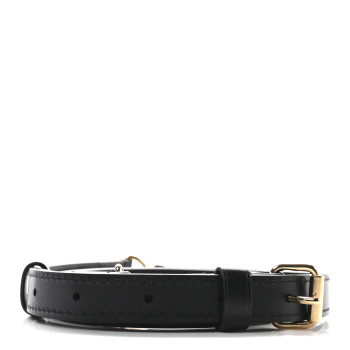LOUIS VUITTON Calfskin 16mm Adjustable Shoulder Strap Black