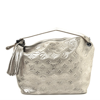 LOUIS VUITTON Monogram Shimmer Halo Silver