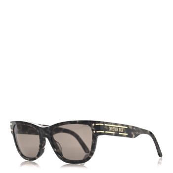 CHRISTIAN DIOR Diorsignature S6U Square Sunglasses Tortoise Grey