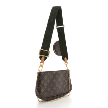 LOUIS VUITTON Monogram Multi Pochette Accessories Kaki