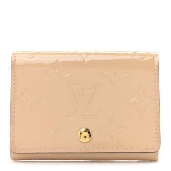 LOUIS VUITTON Vernis Business Card Holder Dune