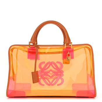 LOEWE PVC Amazona 36 Orange Yellow Multicolor