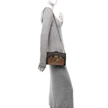 LOUIS VUITTON Reverse Monogram Trunk Clutch