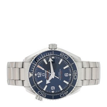 OMEGA Stainless Steel 39.5mm Seamaster Planet Ocean Automatic Watch Blue 215.30.40.20.03.001