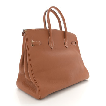 HERMES Togo Birkin 35 Gold