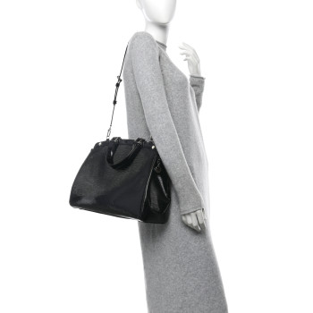 LOUIS VUITTON Electric Epi Brea GM Black