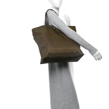 PRADA Tessuto Nylon Shopping Tote Bruciato