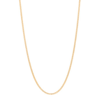 PARKER & WEST BY FASHIONPHILE 18K Yellow Gold Curb Chain Necklace 19.75"