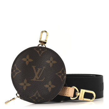 LOUIS VUITTON Monogram Multi Pochette Accessories Bandouliere Shoulder Strap Black