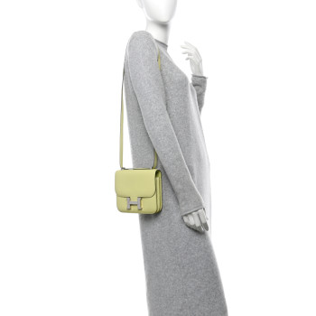 HERMES Chevre Mysore Constance 18 Jaune Bourgeon