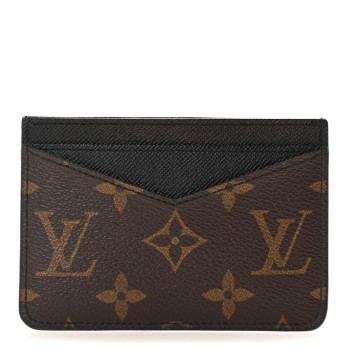 LOUIS VUITTON Monogram Macassar Neo Porte-Cartes Card Holder