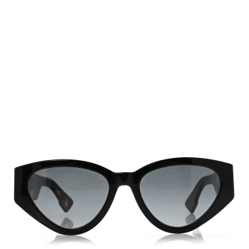 CHRISTIAN DIOR Acetate Spirit 2 Square Sunglasses Black Tortoise