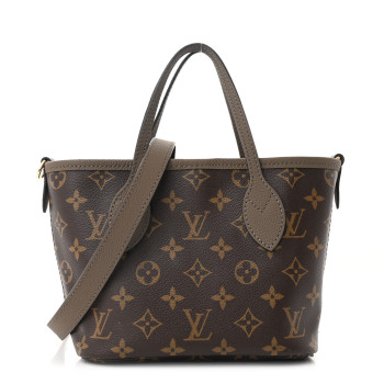 LOUIS VUITTON Monogram Neverfull Inside Out Bandouliere BB Dark Fango