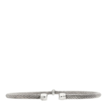 TIFFANY Sterling Silver Somerset Star Charm Cuff Bracelet