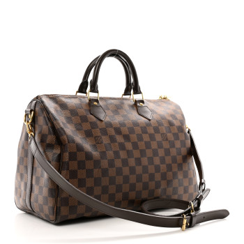 LOUIS VUITTON Damier Ebene Speedy Bandouliere 35