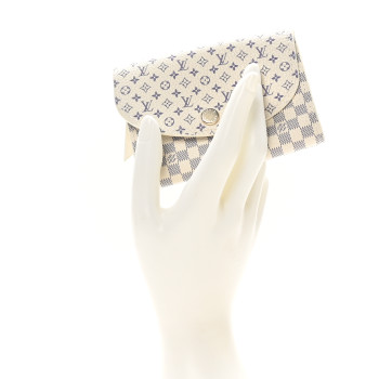 LOUIS VUITTON Damier Azur Calfskin Monogram Rosalie Coin Purse