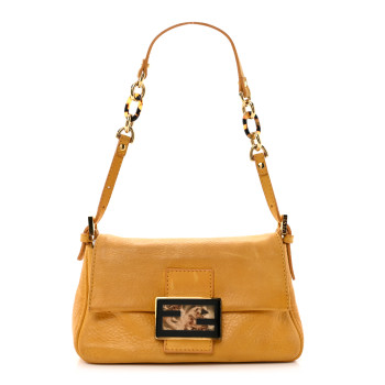 FENDI Vitello Savana Mini Mama Baguette Mimosa