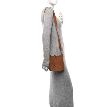 HERMES Taurillon Clemence Evelyne TPM Gold