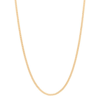 PARKER & WEST BY FASHIONPHILE 18K Yellow Gold Curb Chain Necklace 17.75"