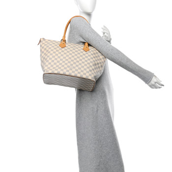 LOUIS VUITTON Damier Azur Saleya MM