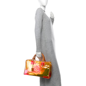 LOEWE PVC Amazona 36 Orange Yellow Multicolor