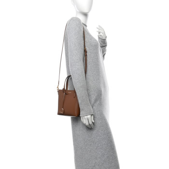 SAINT LAURENT Calfskin Mini Toy Shopping Tote Fox