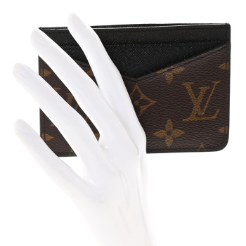 LOUIS VUITTON Monogram Macassar Neo Porte-Cartes Card Holder
