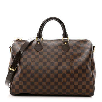 LOUIS VUITTON Damier Ebene Speedy Bandouliere 35